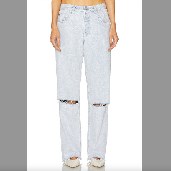 GRLFRND Bella Low Rise Boyfriend - Picture 1 of 15